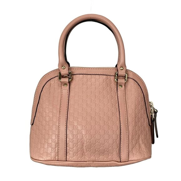 Auth GUCCI Micro Guccissima 449654 Pink Leather Handbag - Picture 2 of 16